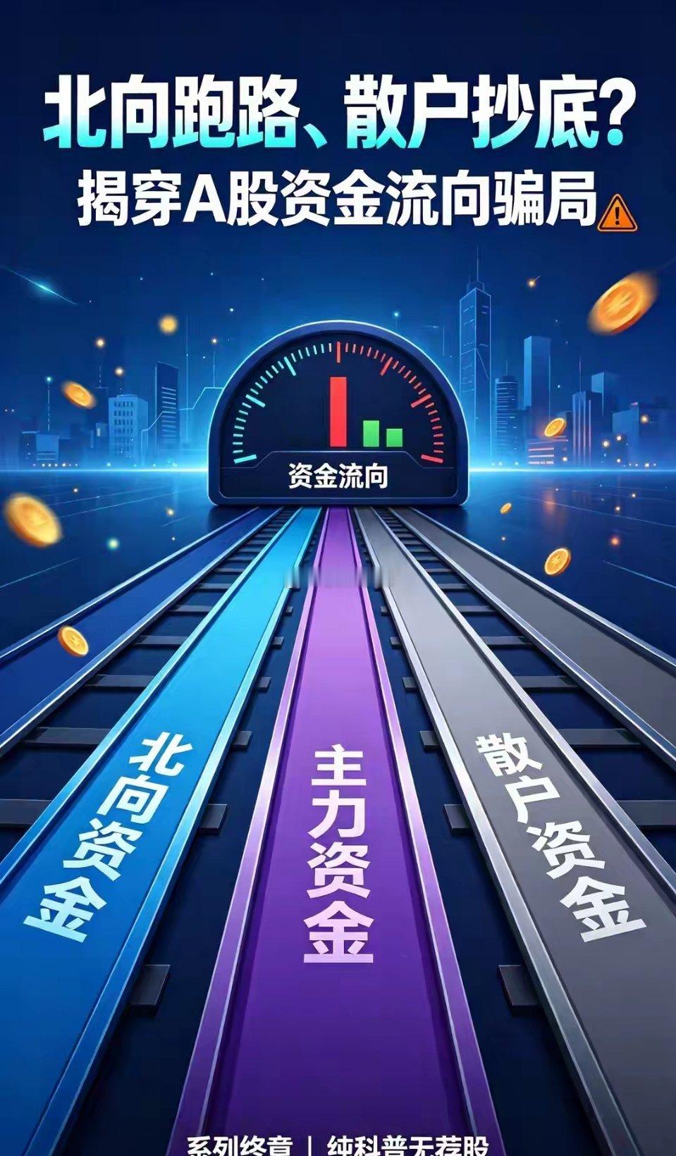 北向资金在跑路，散户在抄底？谁才是A股真正的“聪明钱”？⚠️开篇前置说明：本文仅