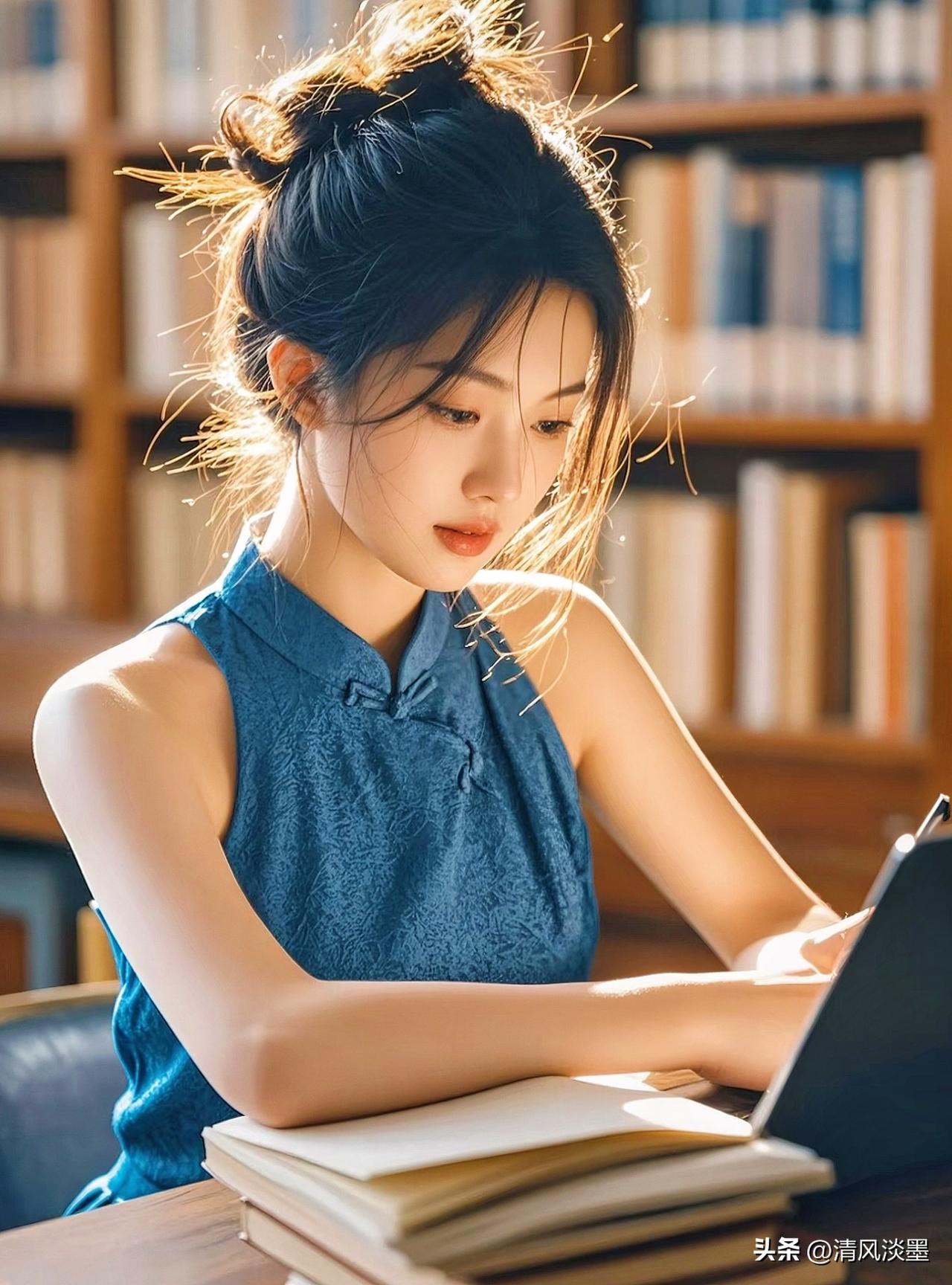 下午的阳光，以倾斜的姿势。
缓缓流过古典的门窗，
浸过我的眼睛，浸过钟表上的指针