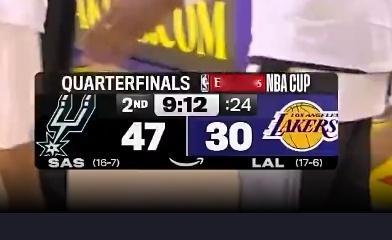 湖人就这样落后马刺17分了 马刺vs湖人