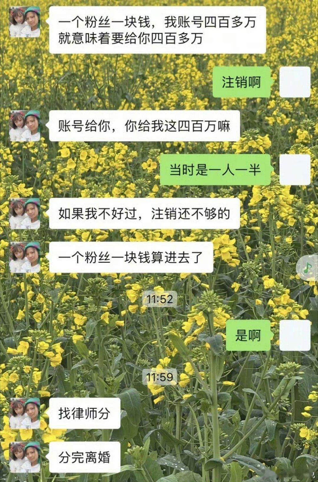 小英要离婚了 粉丝知不知道自己被当一块钱分了[awsl] ​​​