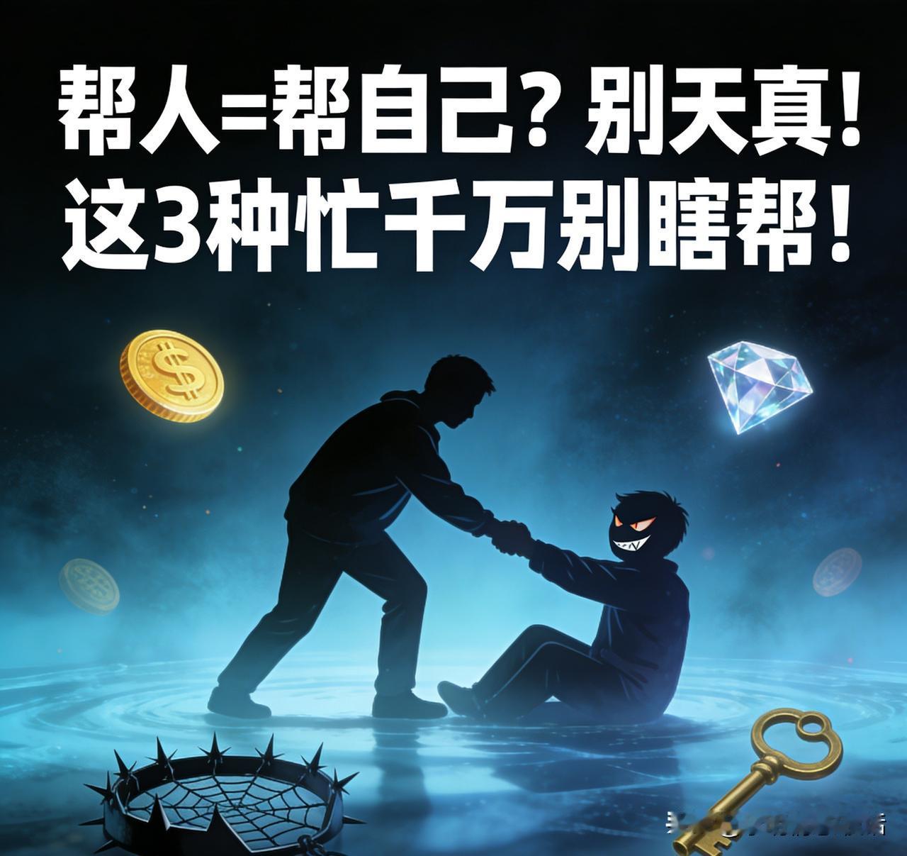 帮人=帮自己？别天真！这3种忙千万别瞎帮！

“我帮了他，他咋坑我？”💢 帮人