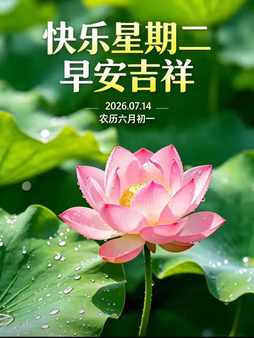 🌺2026./7月14，伏天静守，暑热不扰，平安朝夕🌺

🌿🌸七律.初伏