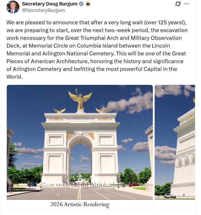 美国内政部长道格·伯古姆：

我们很高兴地宣布，在漫长的等待（超过125年）之后
