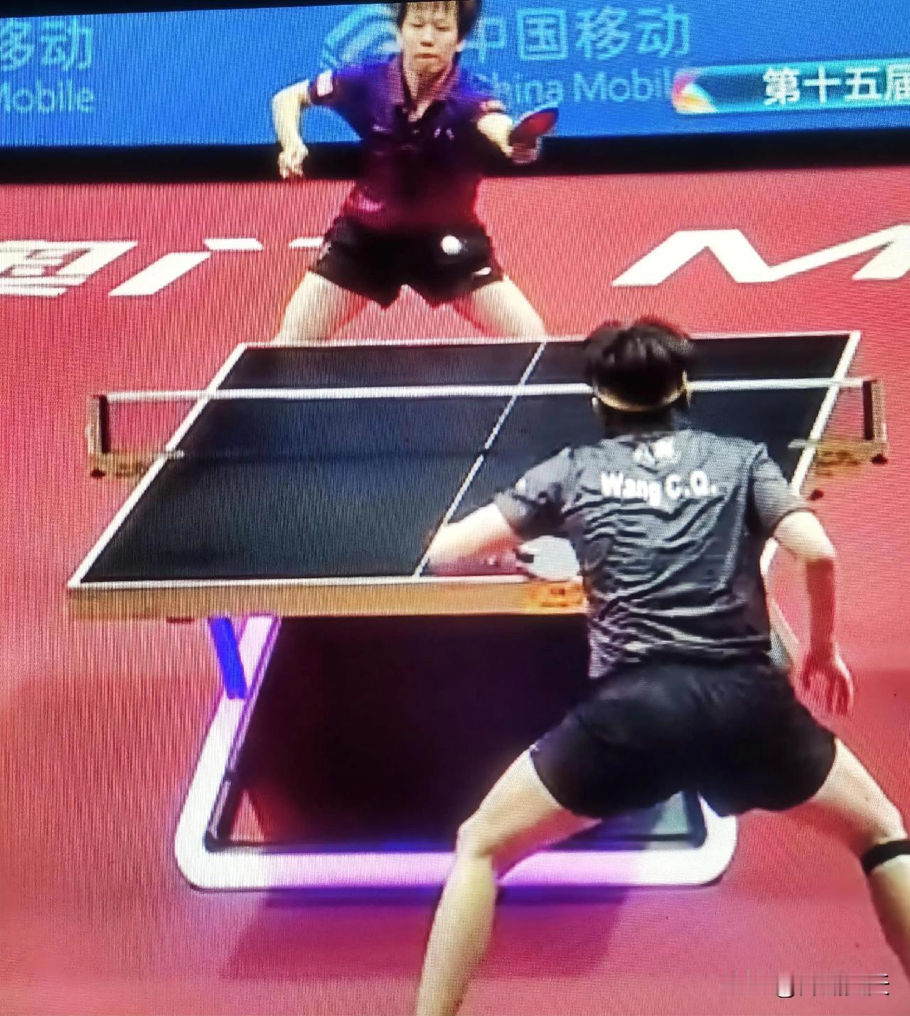 现在王楚钦和林高远打到9：9，第一局。我也想明白了，为什么全运会乒乓球看的不痛快