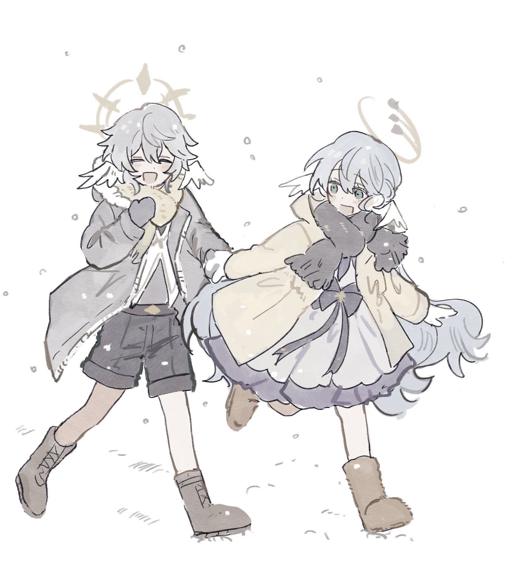 【星期日&知更鸟】两小只的冬日穿搭[憧憬]#崩坏星穹铁道##崩坏星穹铁道[超话]