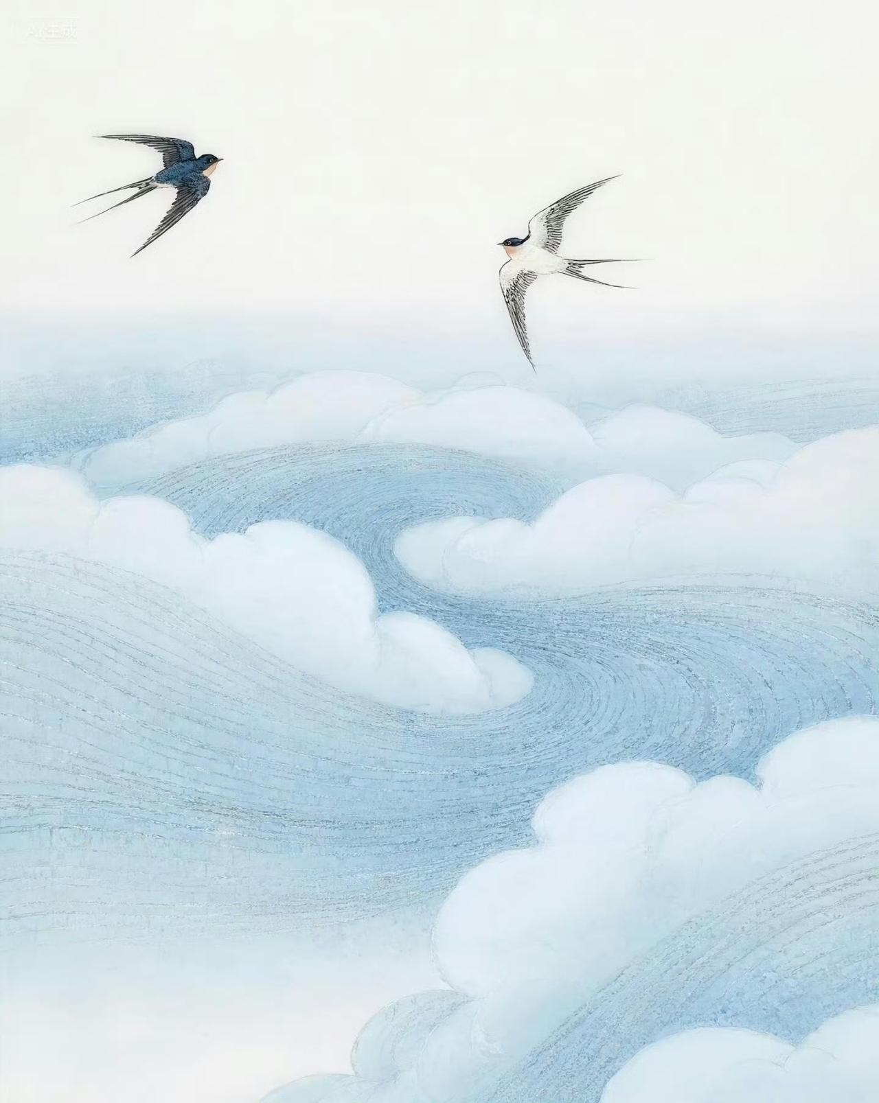 “ 闲坐溪头看白云，舒卷无心自在身 … ” ​​​
美图