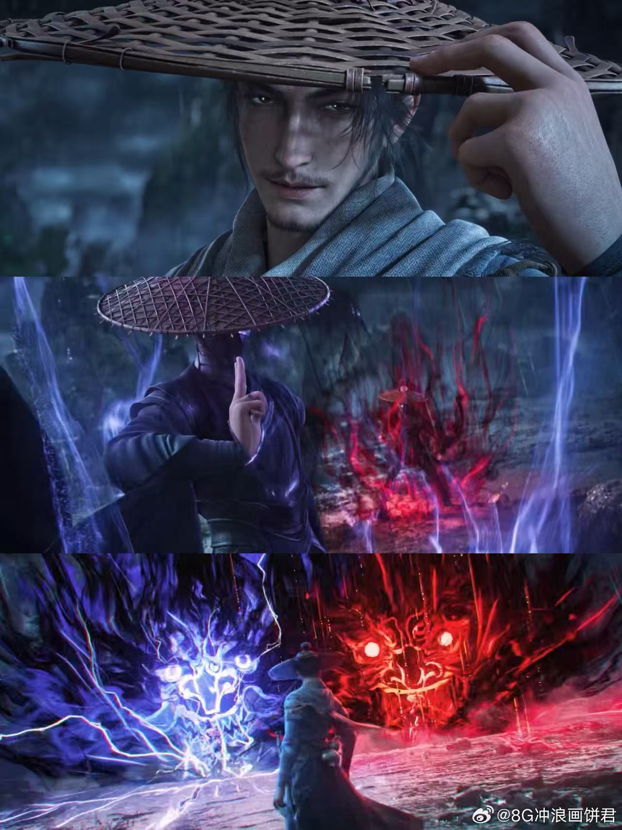 剑来2的4k在考验我的设备4K模式绝了！黑白双蟒出场时那压迫感，屏幕都快装不下它