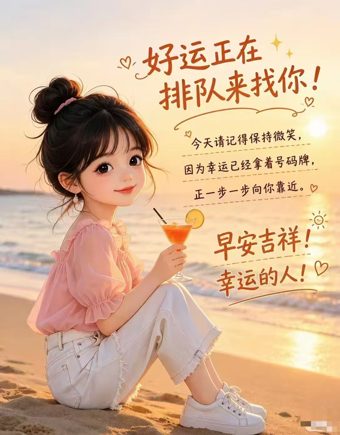 早安，吉祥如意！诸事顺遂！每天早起打卡 ​​​