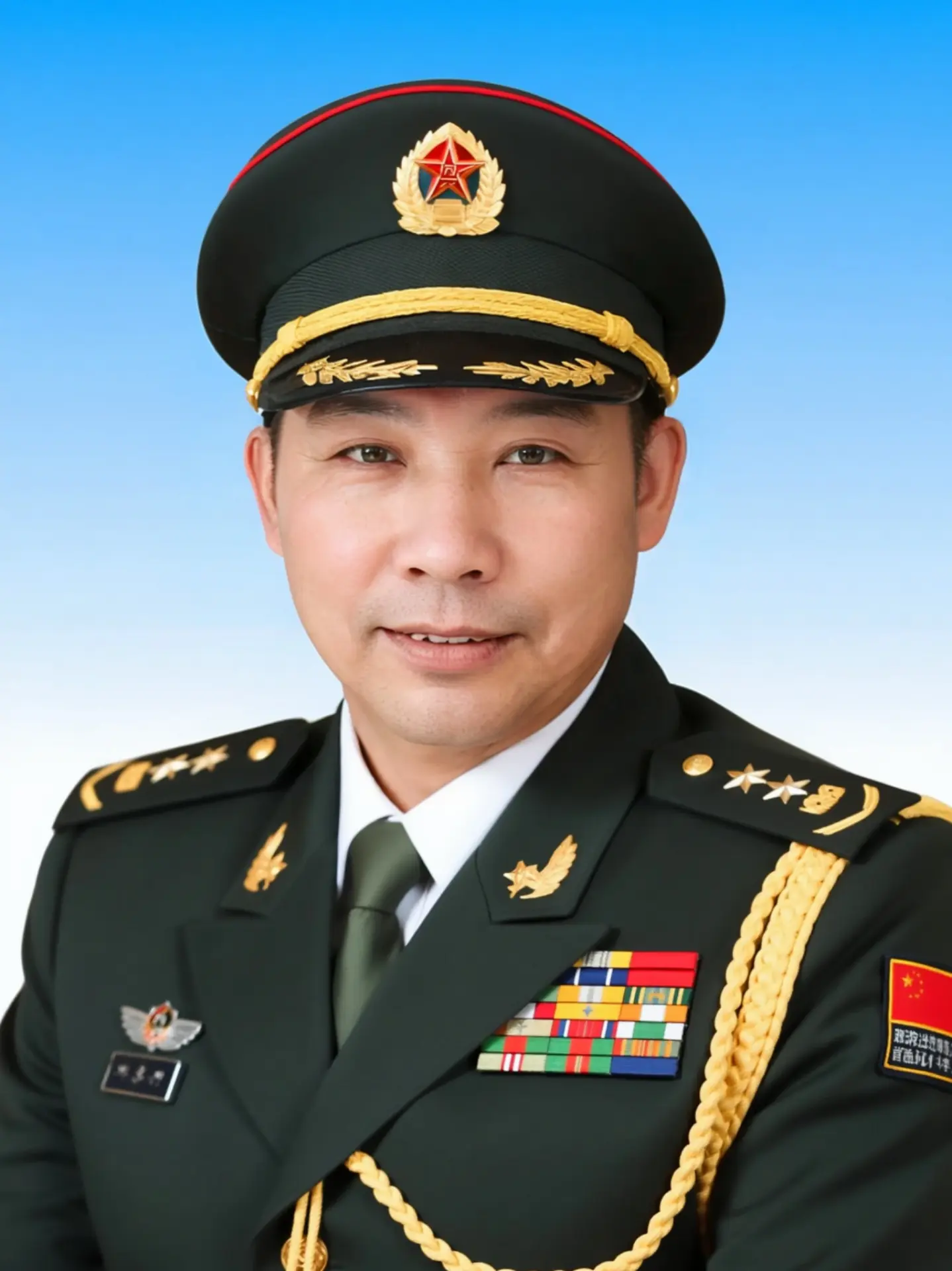 AI军装肖像照 随变ai随便玩 军人 开心