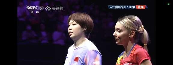 蒯曼把美女斯佐科斯打得一脸无奈啊
八倍镜看WTT 被这球硬控了 乒乓球比赛 高燃