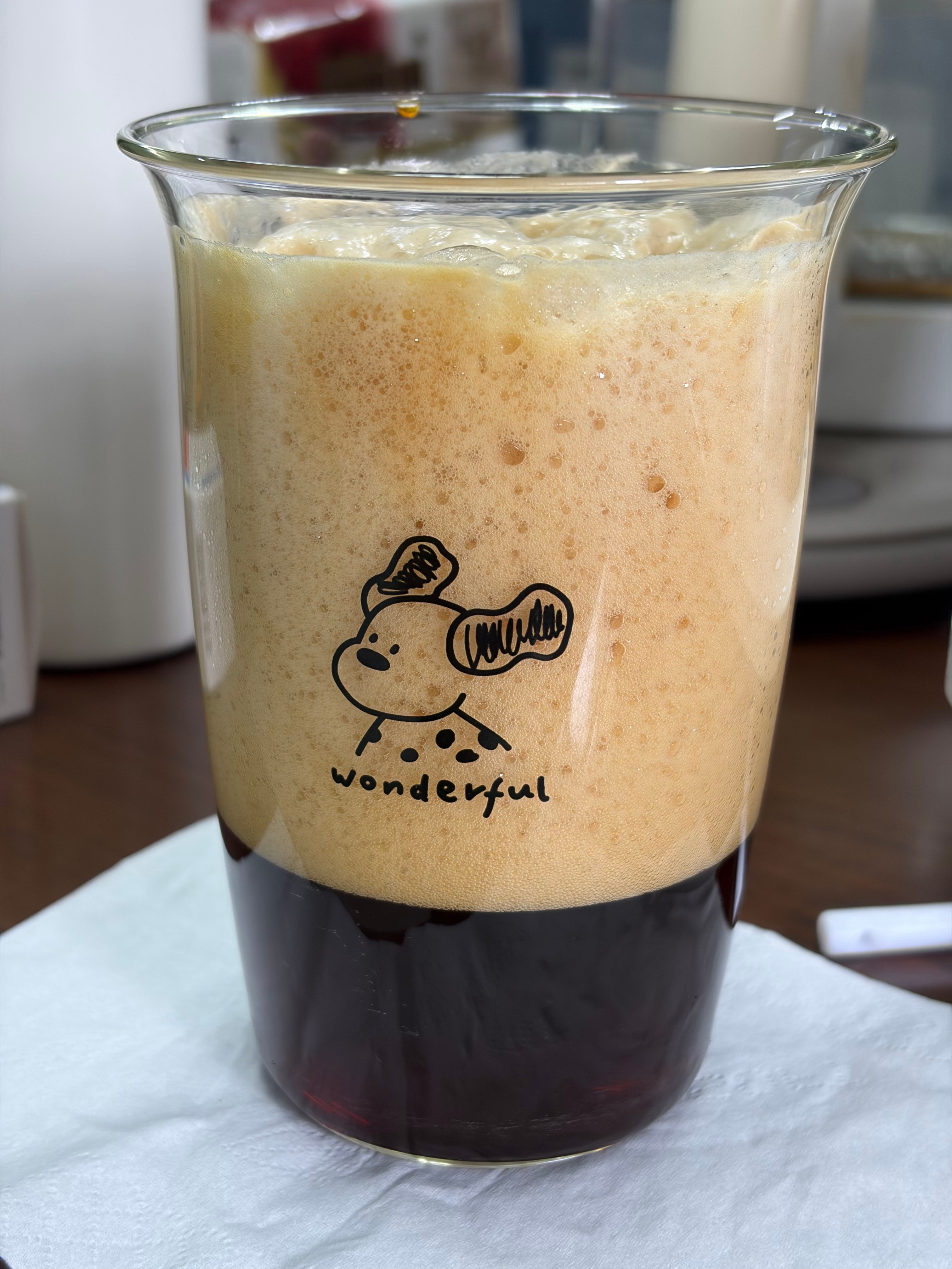 自制干姜美式泡沫好多再试试这个传说中喝了会瘦的咖啡