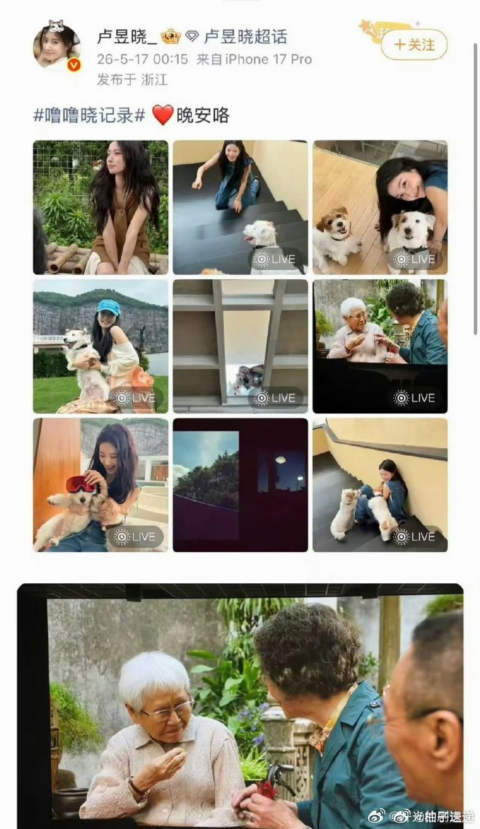 在影院拍了《给阿嬷的情书》的live图发出来，被指出屏摄后替换成剧照，最后还是发