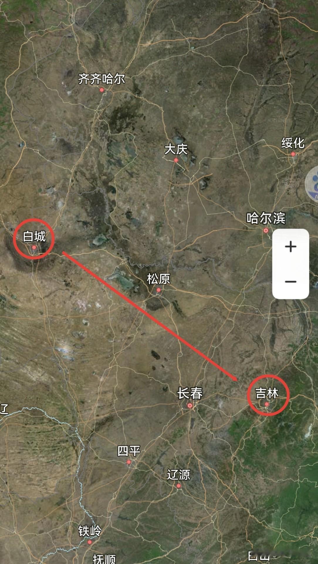 还是管组织，从白城到吉林市是拔提用重吗？
白城市，总面积2.6万平方公里，下辖1