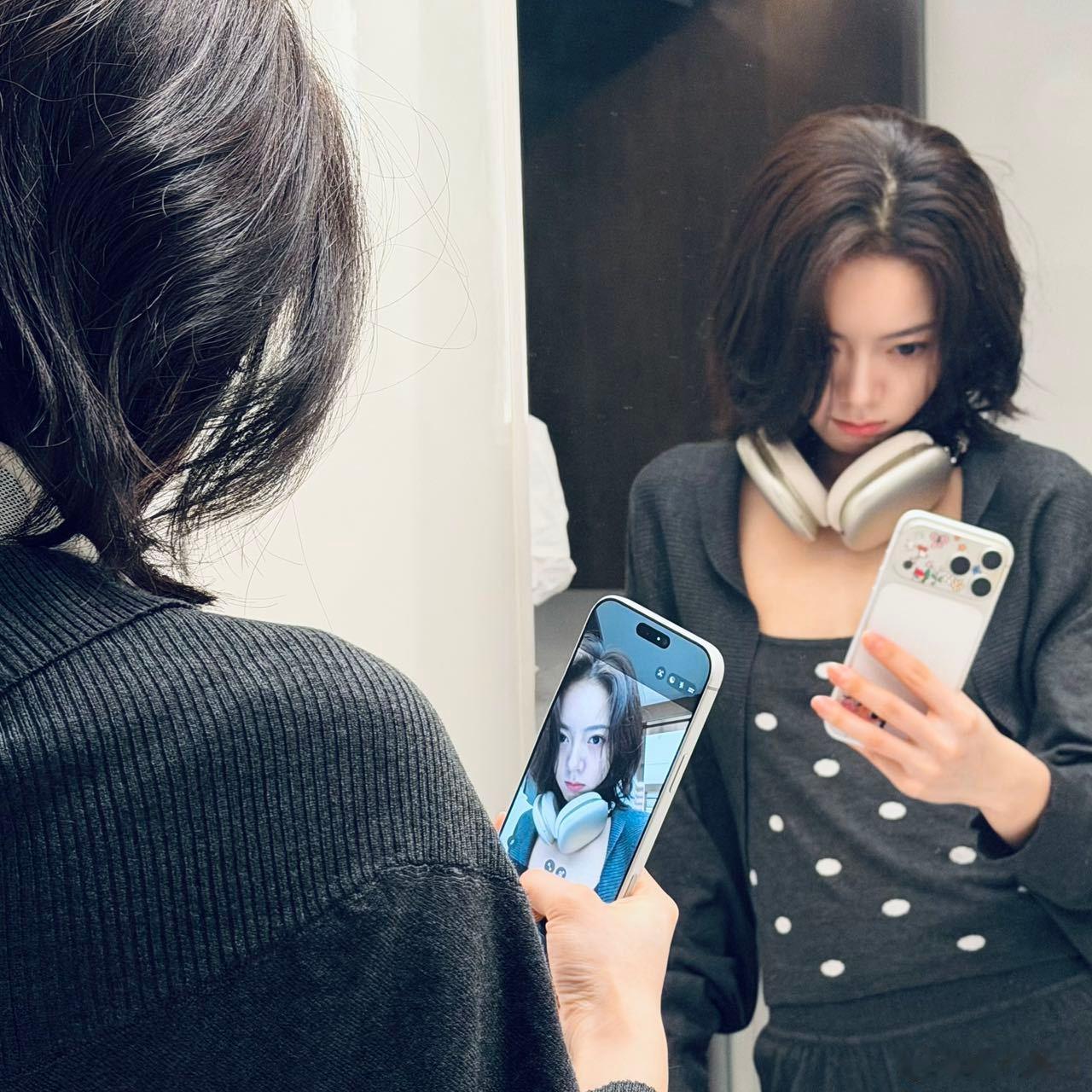 赵今麦整了个时兴的发型 新发型也太时髦了！自带清爽滤镜，帅气灵动，完全长在审美上