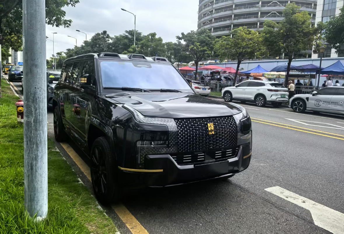仰望U8L实拍，这车一看就是那种很贵的车[笑而不语] ​​​