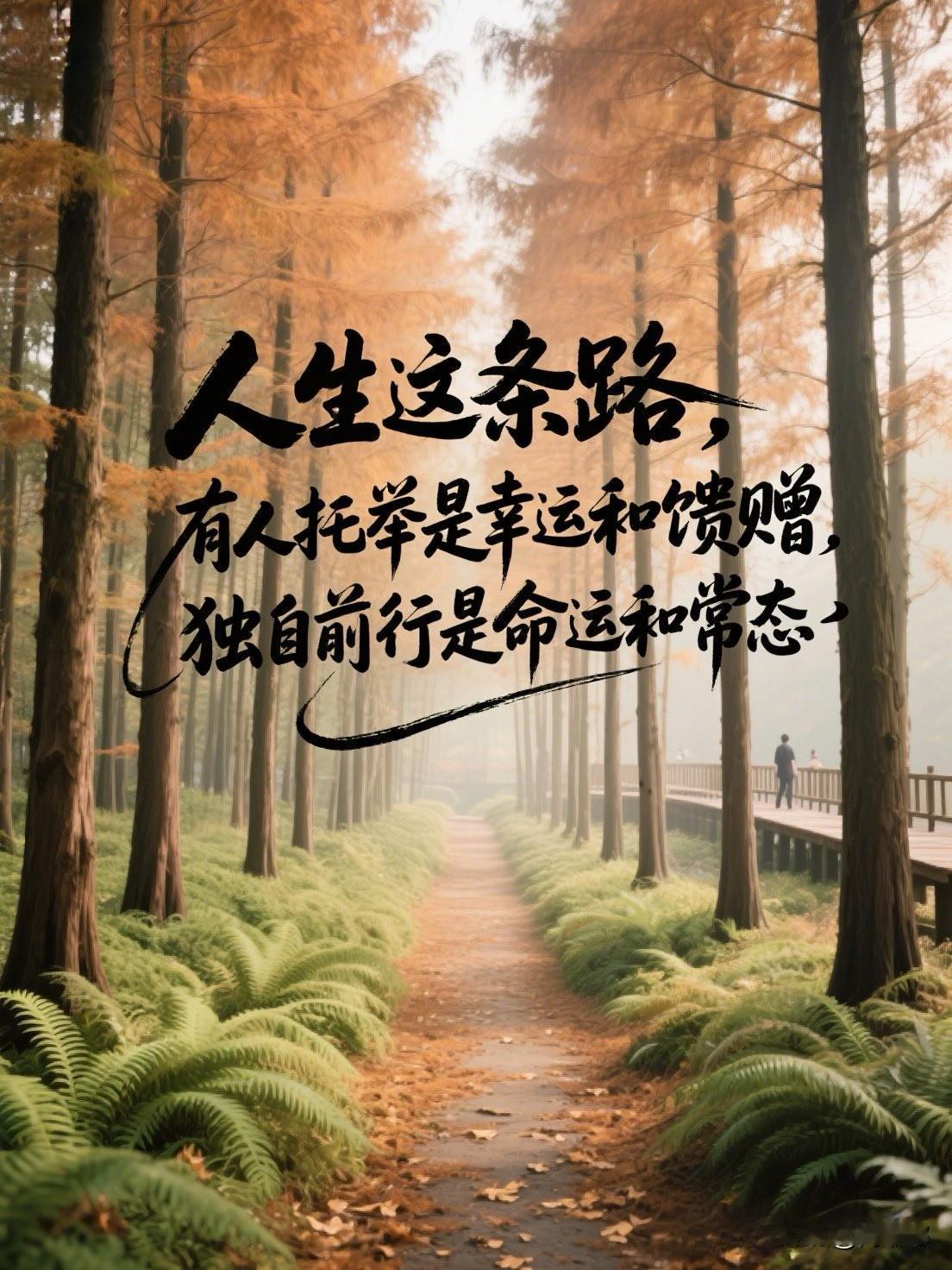 人生这条路，有人托举是幸运和馈赠，独自前行是命运和常态。[祈祷]同样是20多岁的
