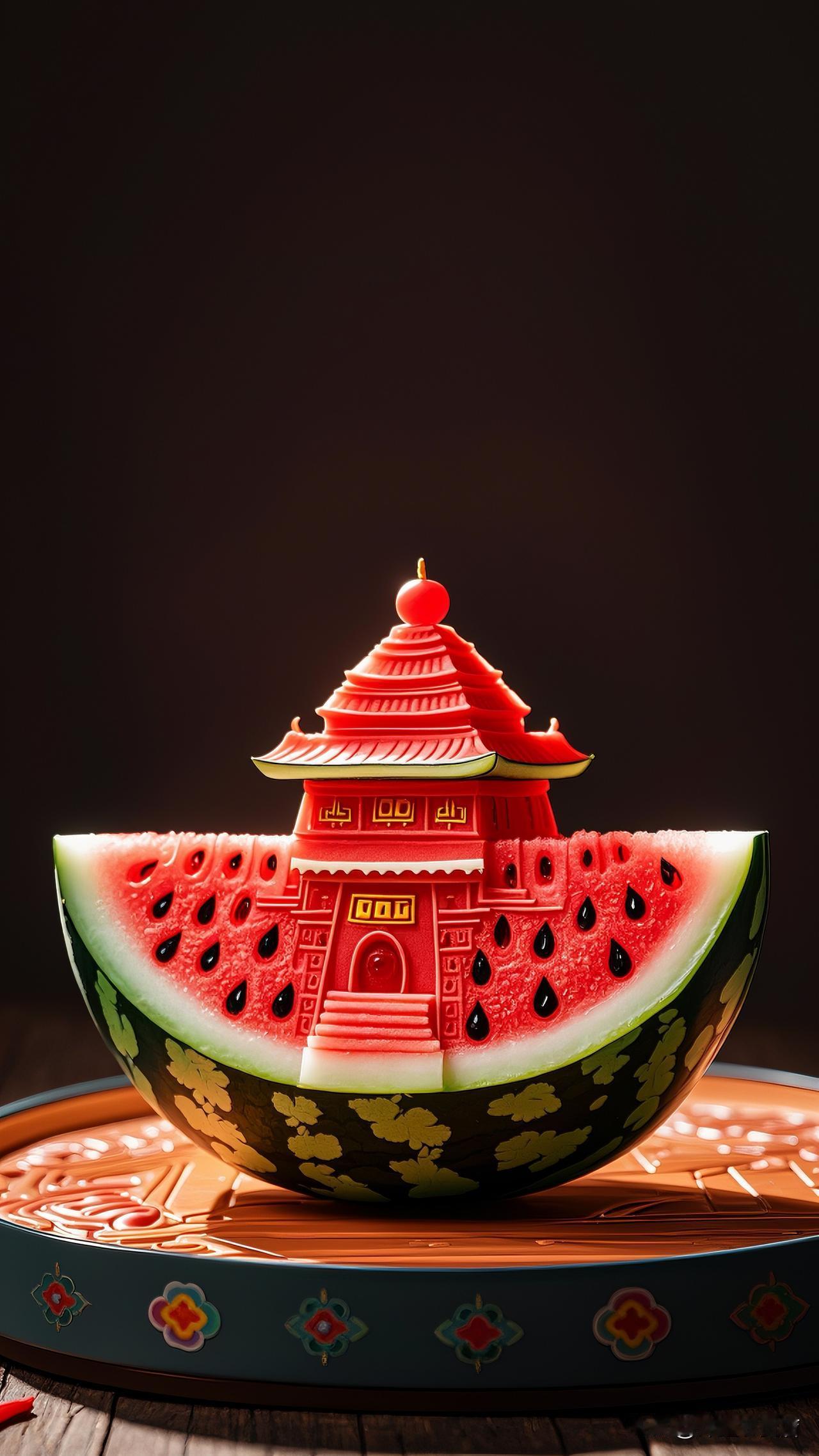 
西瓜，无疑是夏天里最受欢迎的清凉美食之一。


当炎炎夏日来临，那一个个滚圆碧