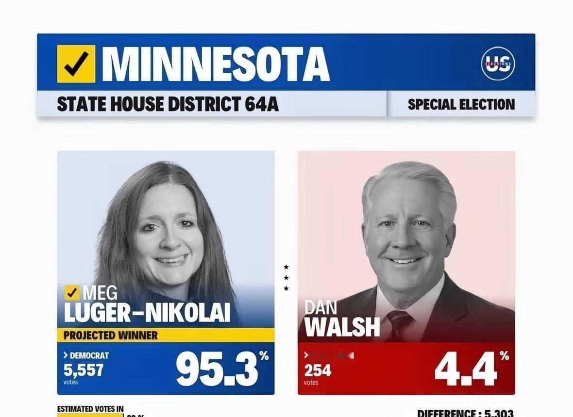 明尼苏达州众议院选举，GOP的天塌了 