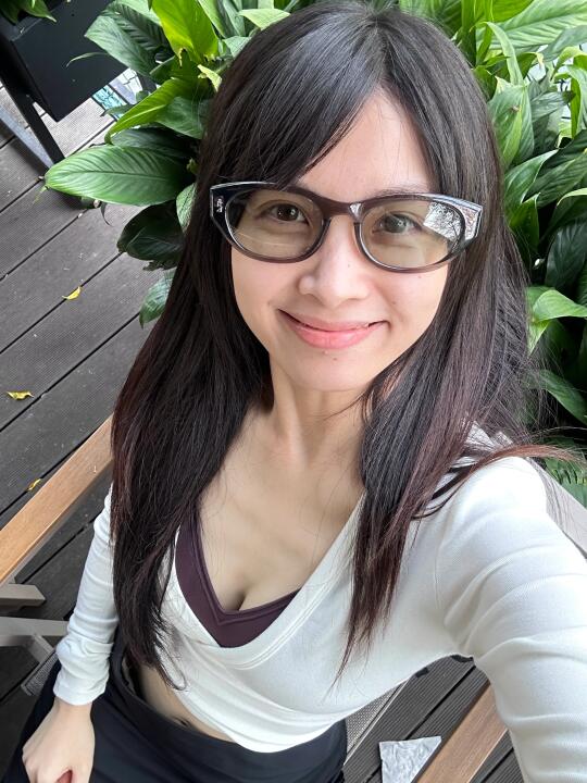 素颜带来的松弛感