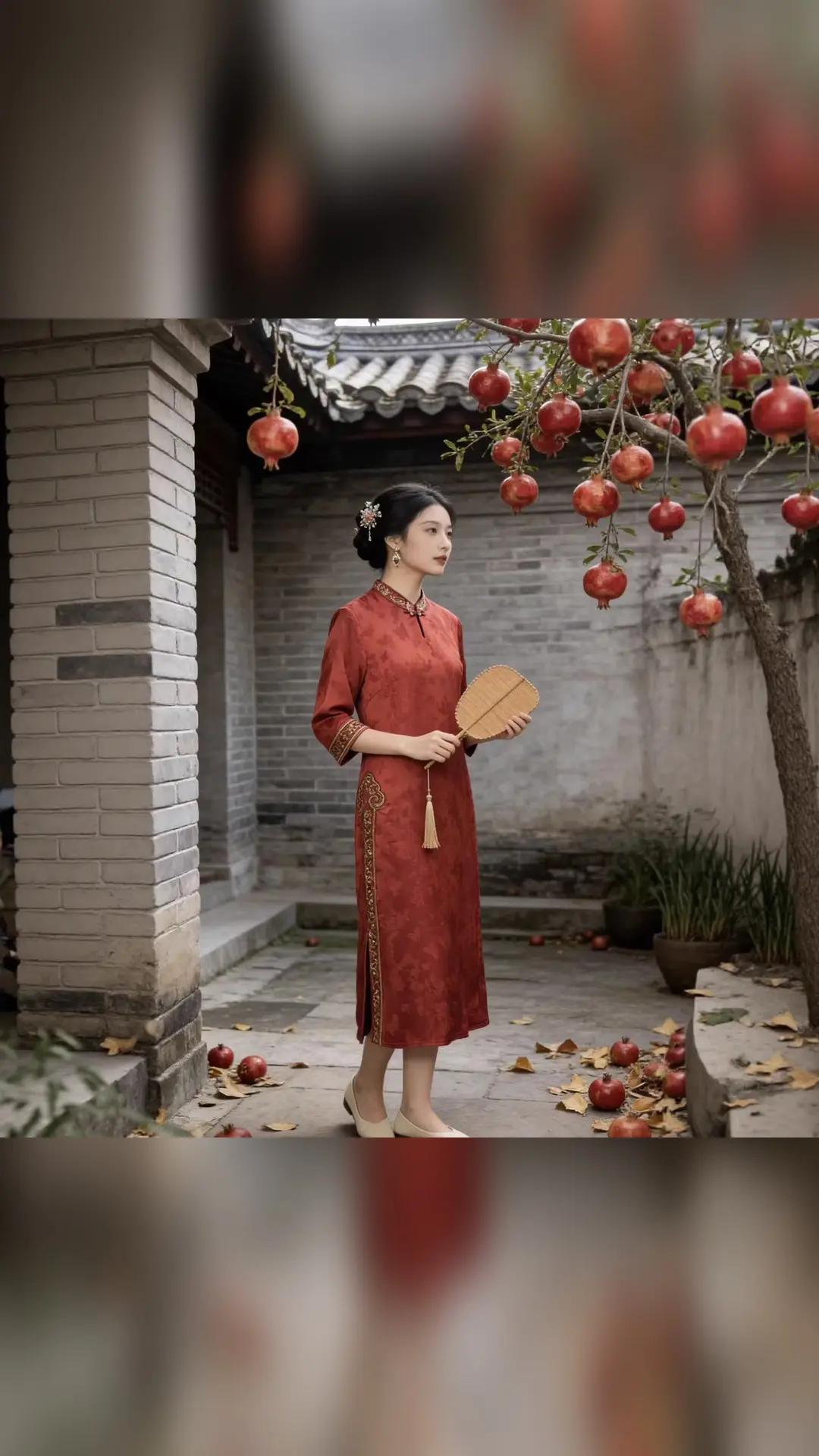 选中式旗袍，这几个要点不能忽略 这款2026年春季新款中式风旗袍连衣裙，适合追求