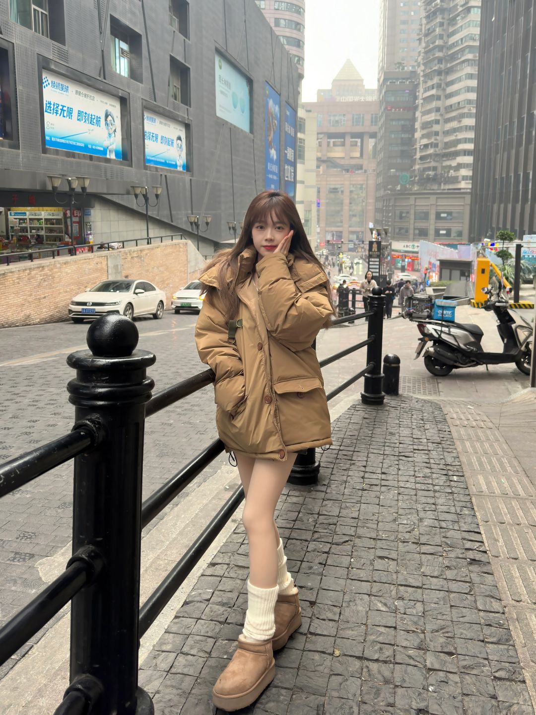 好有设计感的羽绒服