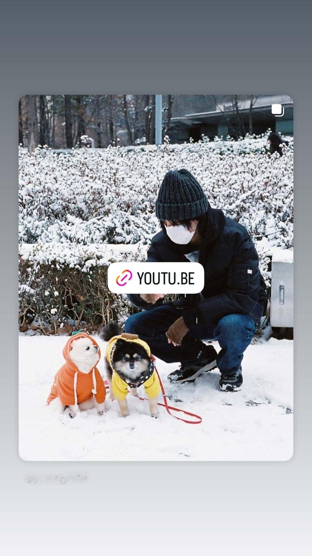 “CB百蓝_。251115 ins story更新： 