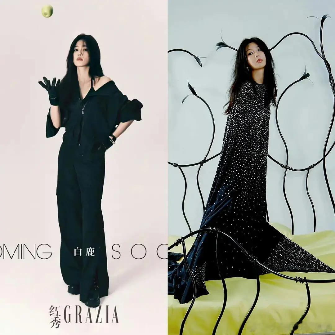 感觉白鹿和杨紫应该资源接近叭，都是90🌸，都在古偶里面打转，颜值也接近。 ​​