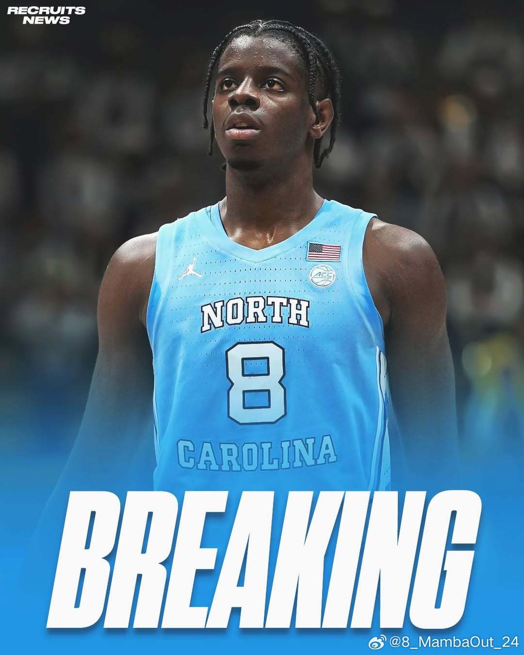 据Shams报道，北卡罗来纳大学前锋凯莱布·威尔逊(Caleb Wilson)在