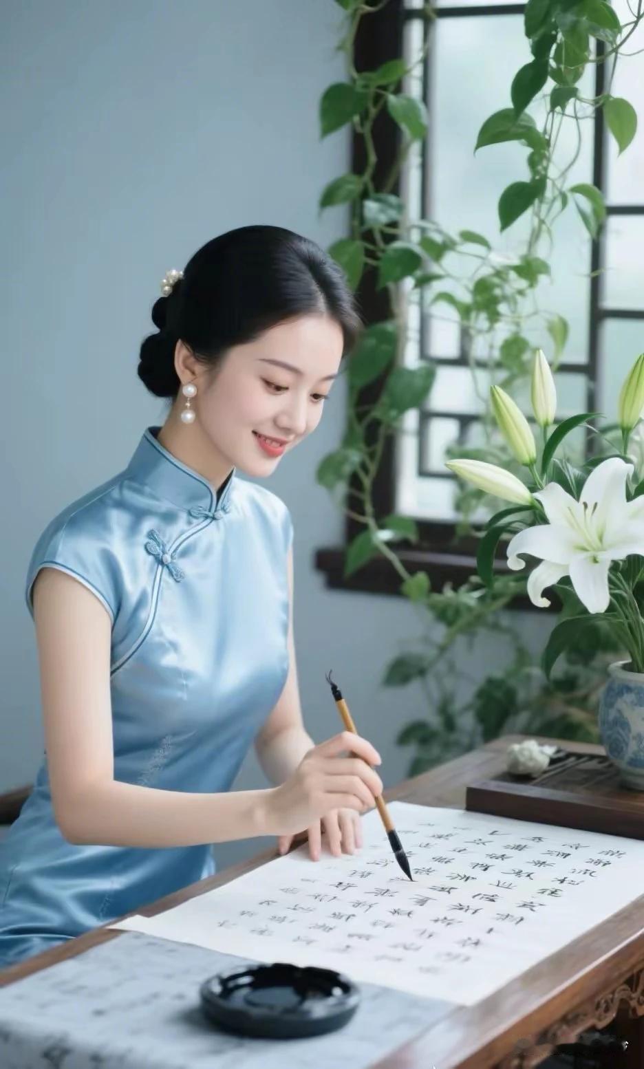 上联：青竹平凡存傲骨
 下联：兰花藏幽盈暗香