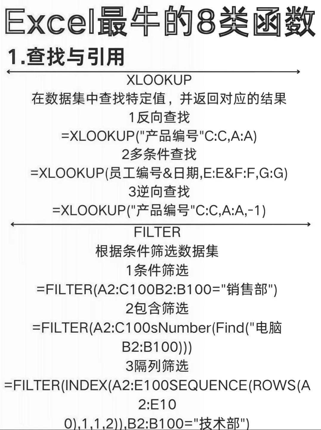 掌握这8个Excel函数，你就是Excel天花板！