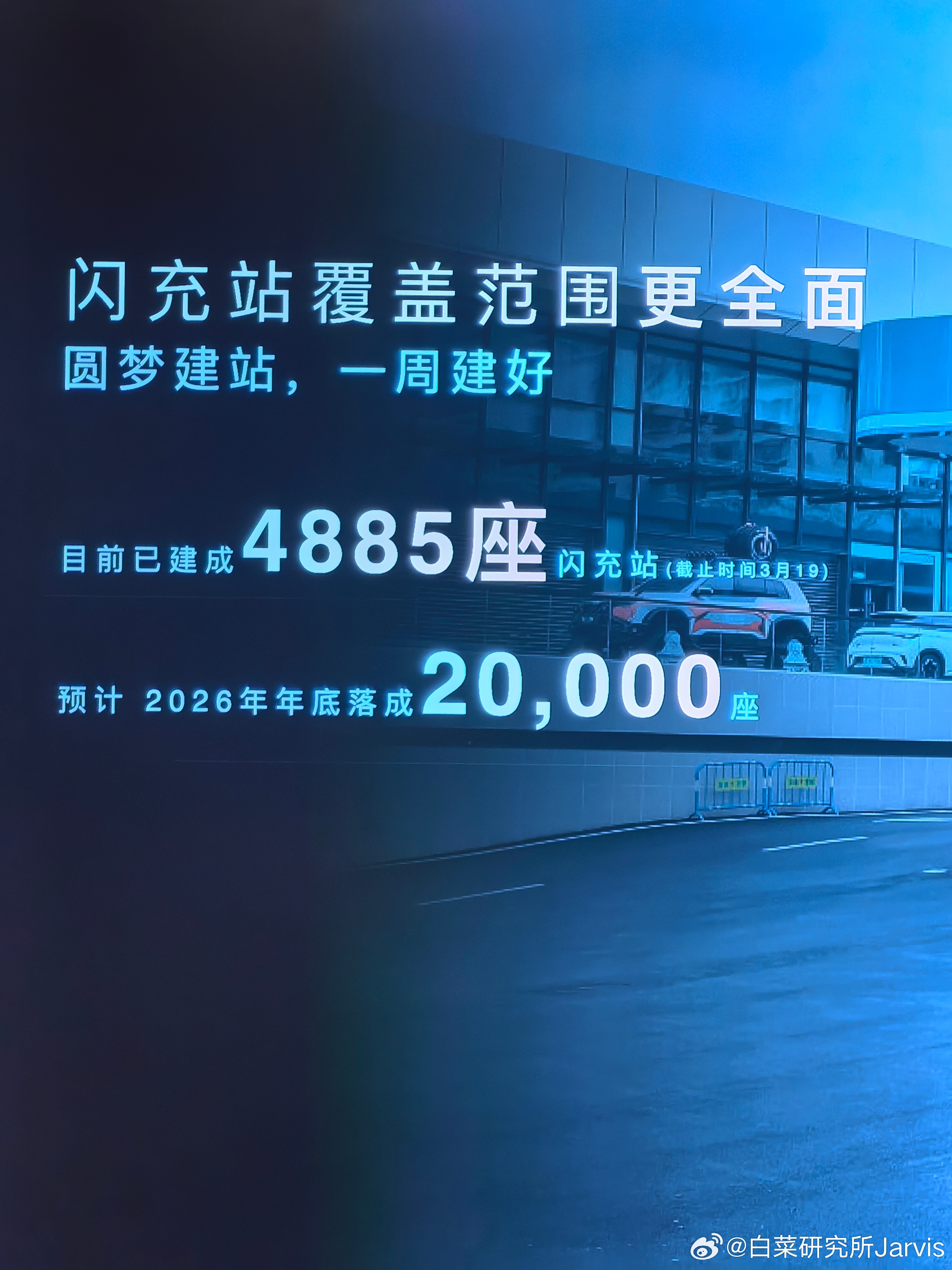 截止319已落成4885座，且自309至319十天时间新增600+大v聊车比亚迪