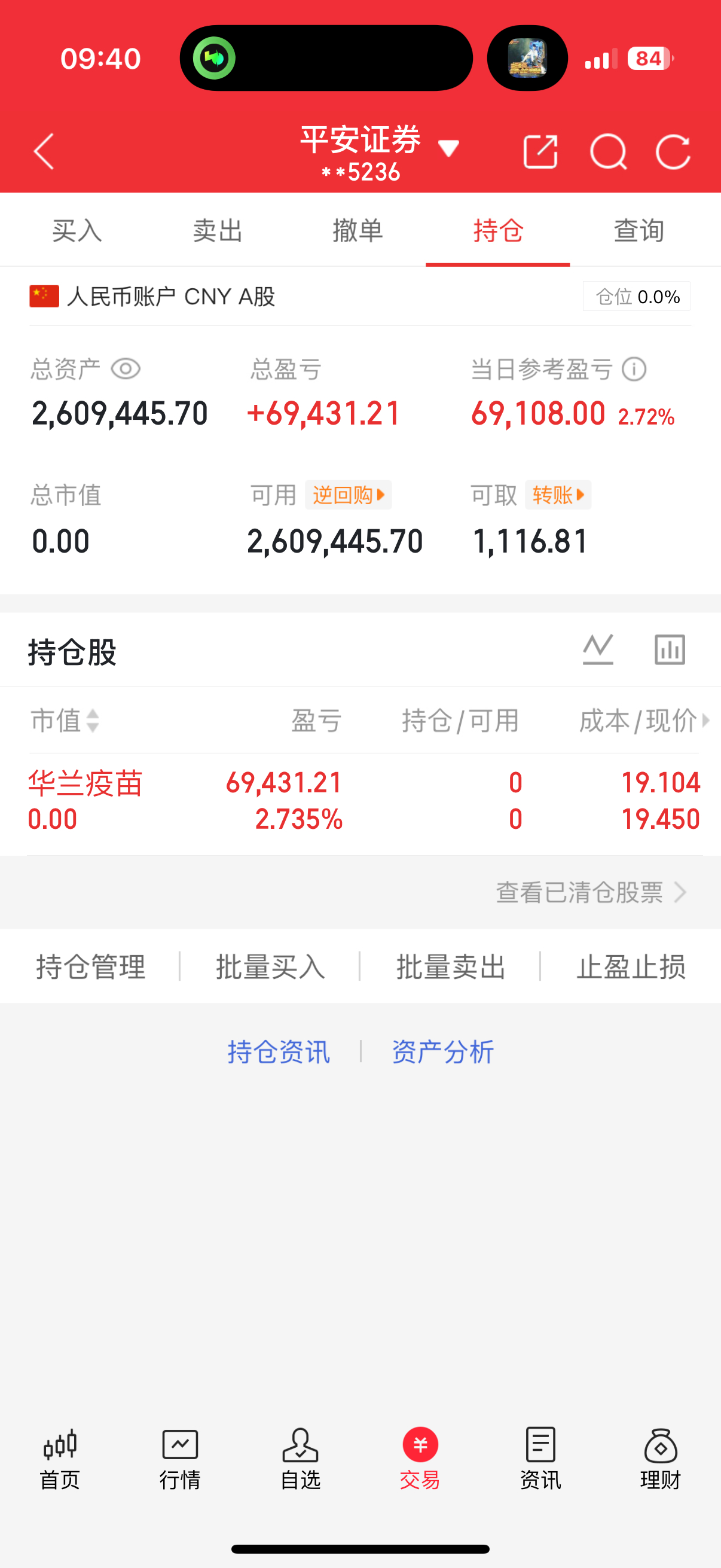 华兰疫苗走了 ​​​