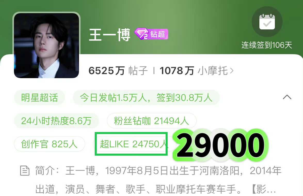 ibo老师们，来做超like啦，掉了的全部补回来去超话签到➕发帖求20瓶➕抢超话