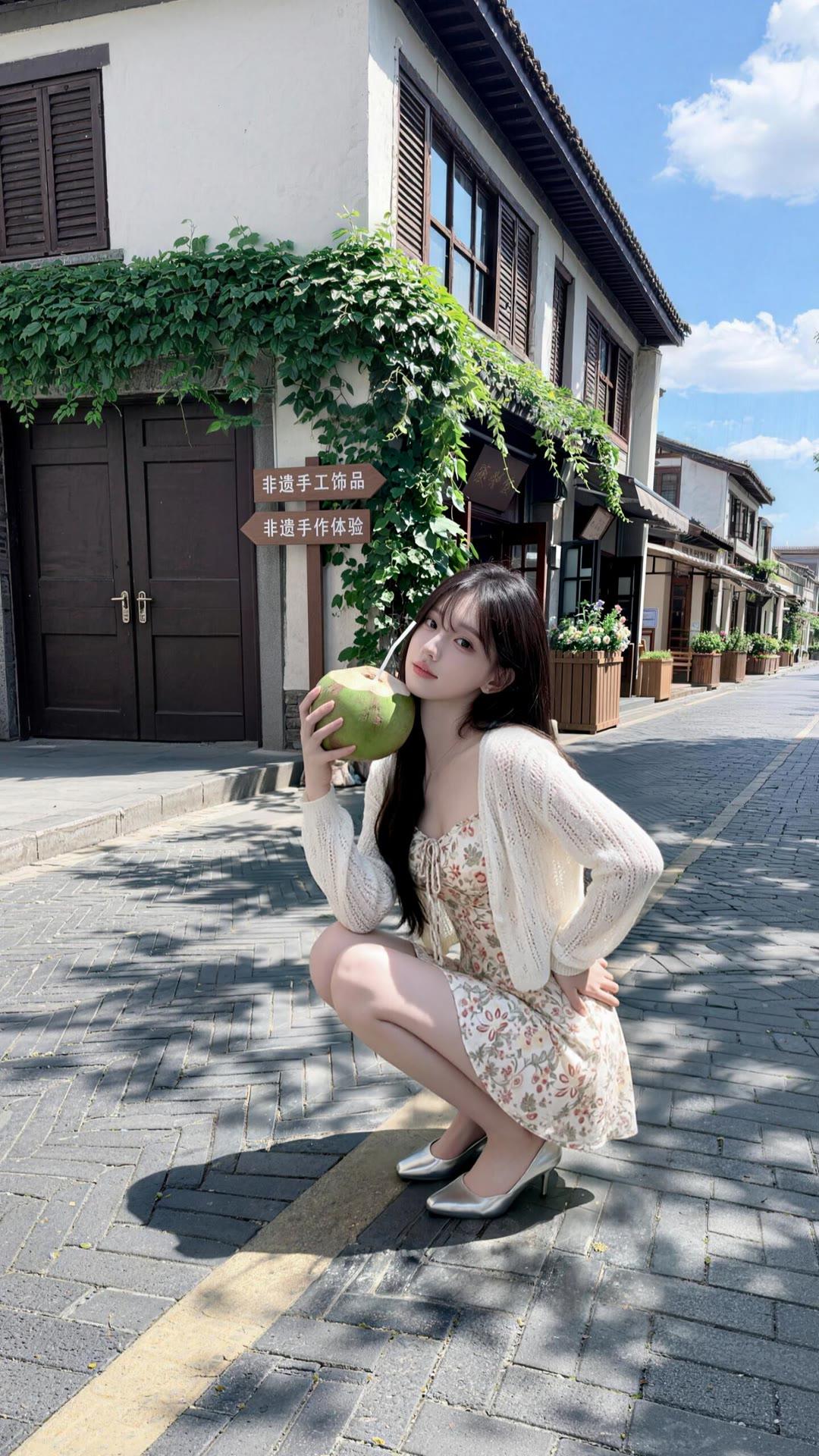 ootd穿搭
想撩你一夏
甜也是妹 
身材很哇塞
连衣裙👗