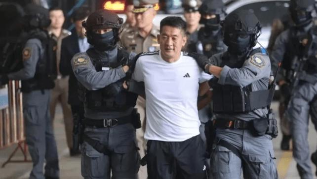 快讯！快讯！涉赌诈大头目佘智江从泰国成功引渡回国了。
11月12日，跨境赌博诈骗