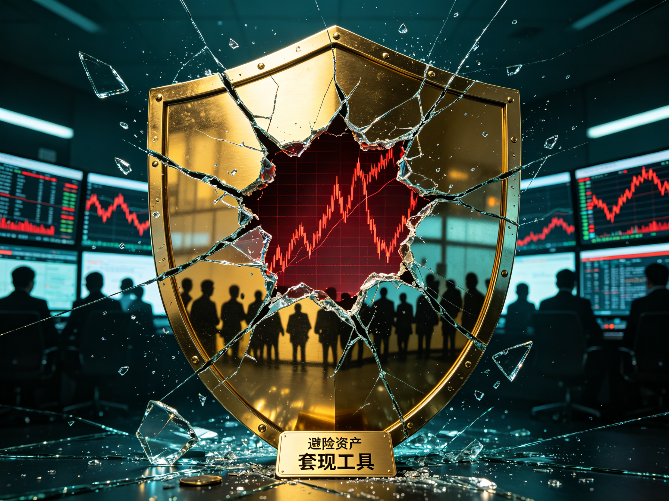 黄金一跌再跌 📉【从5600到4493，黄金"信仰崩塌"？那些喊6000美元的
