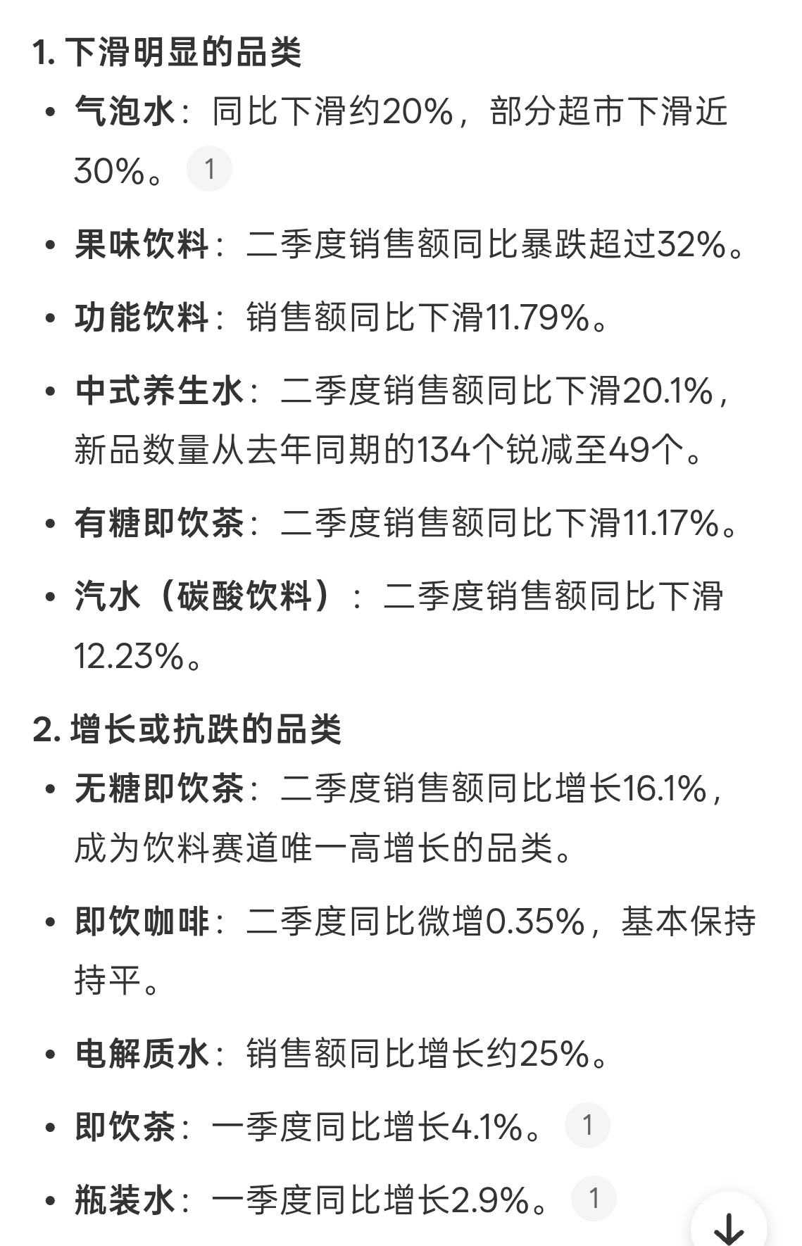 今年饮料卖不动了确实不爱喝饮料，但是感觉现在人手一杯咖啡。饮料确实不健康，不如喝