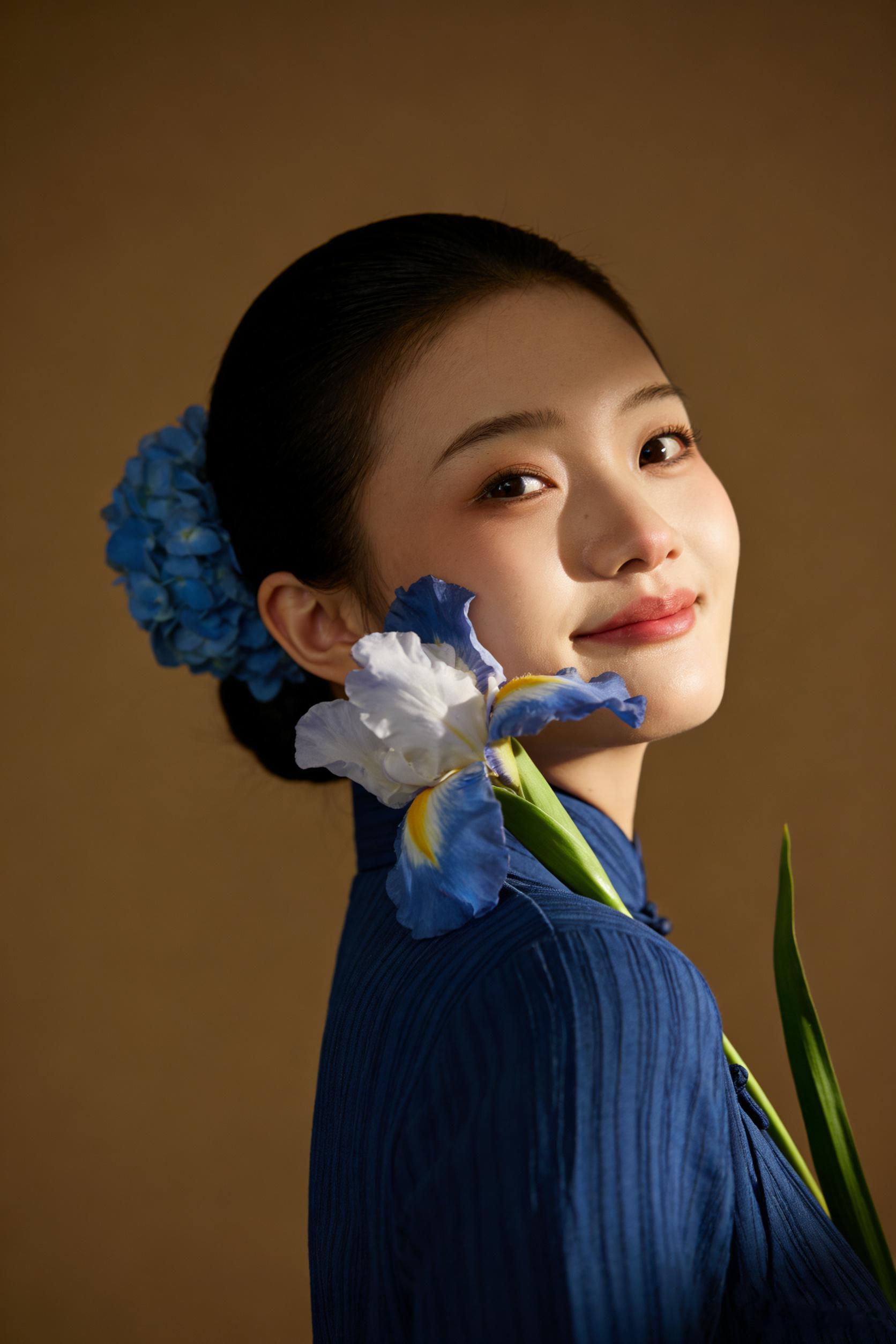 清早起来什么镜子照，梳一个油头什么花儿香