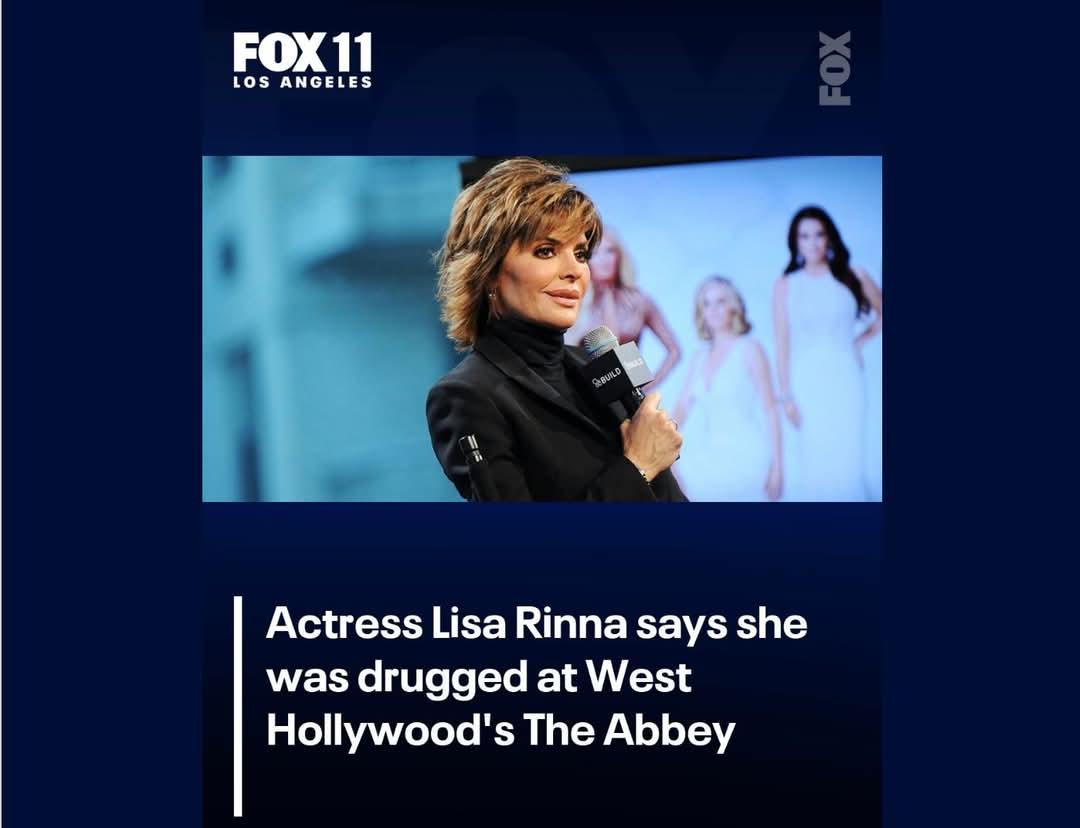 美国女演员莉萨·林娜（Lisa Rinna）自曝在好莱坞夜店被陌生人下药，体内检