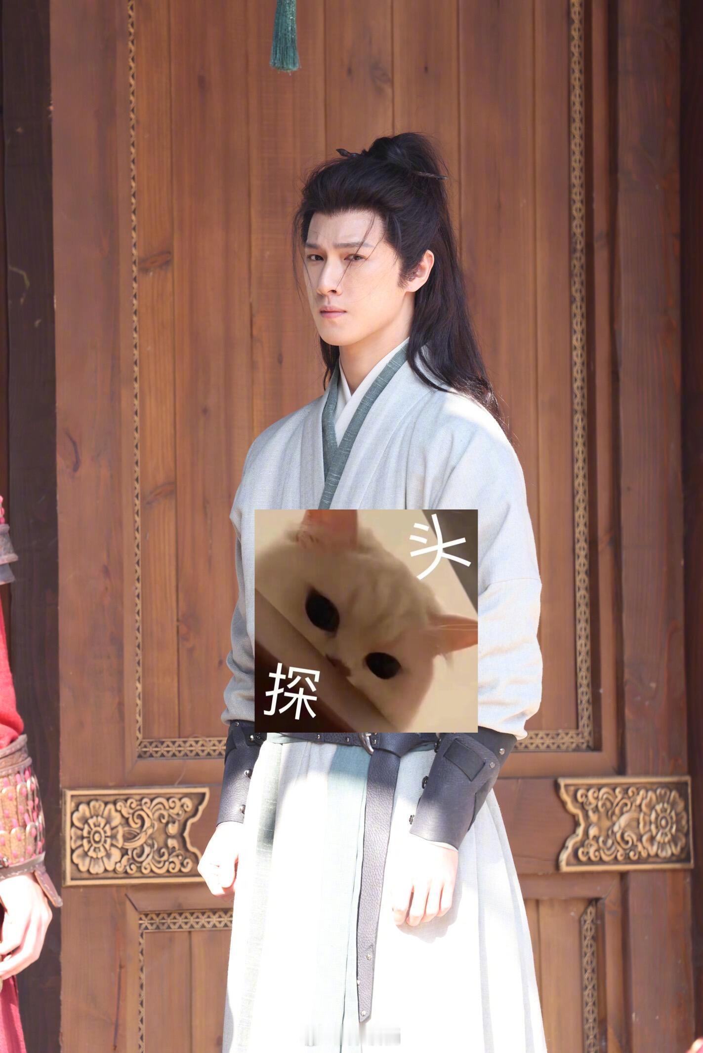 李昀锐冰湖重生造型路透，跟之前的角色感觉又不一样了[收到] 