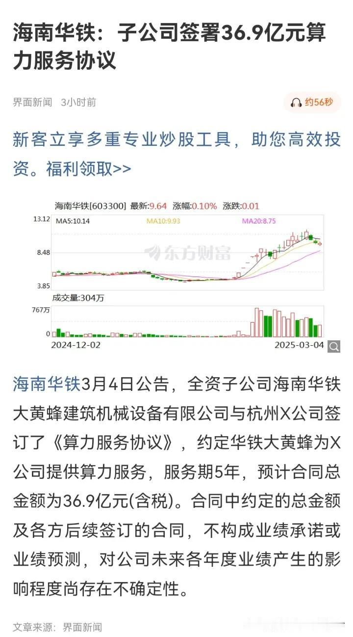 3月4号：DS概念股的二波预期能否被海南华铁的36.9亿的订单引燃？

盘后海南