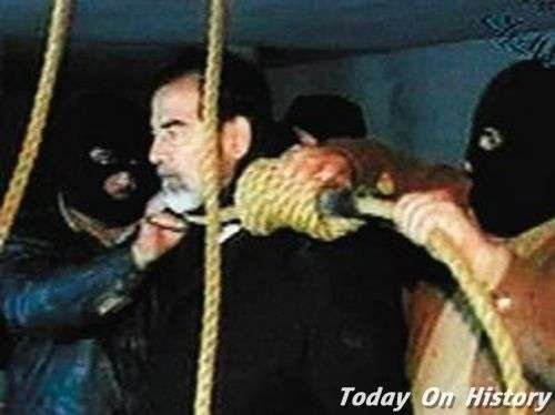 历史上的今天【萨达姆被判绞刑】2006年11月5日，伊拉克高等法庭宣布对杜贾尔村