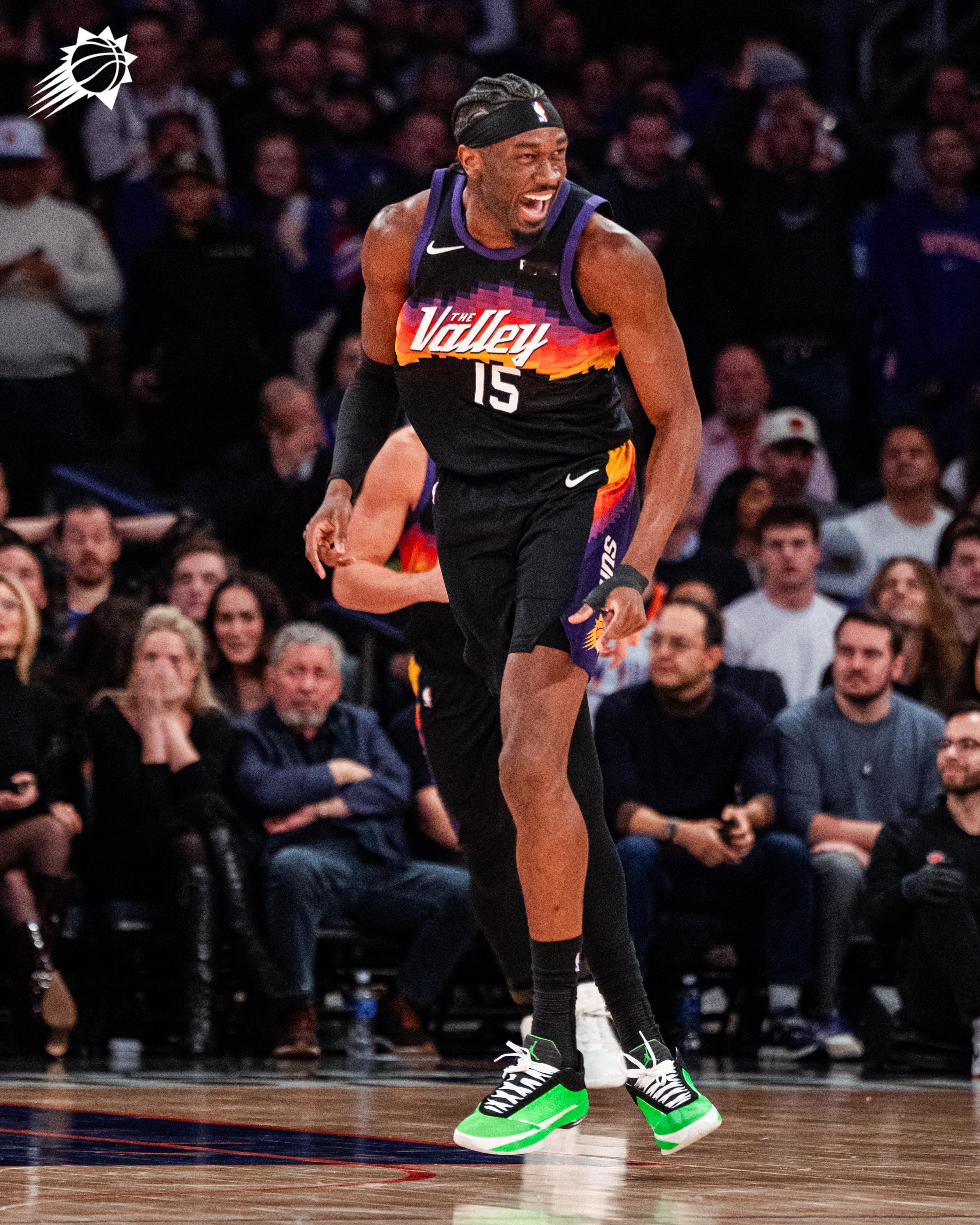 马威：14分9板｜好胜：13分3板3助菲尼克斯太阳| 旭日东升 | 太阳vs尼克