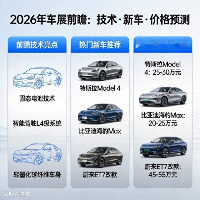2026成都车展薅羊毛指南：固态电池、L3智驾全都有，预售便宜5万
