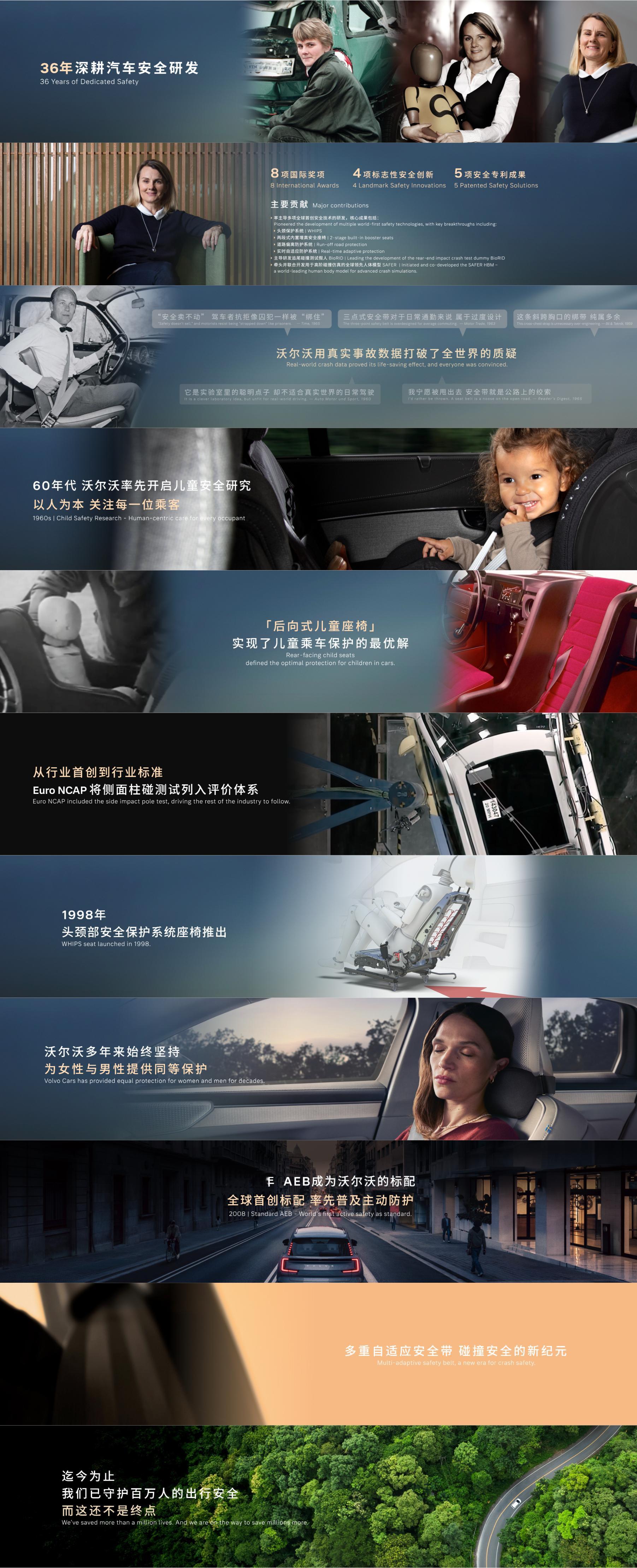 沃尔沃安全专家Lotta，在沃尔沃汽车近百年的安全发展历程中，Lotta教授是亲