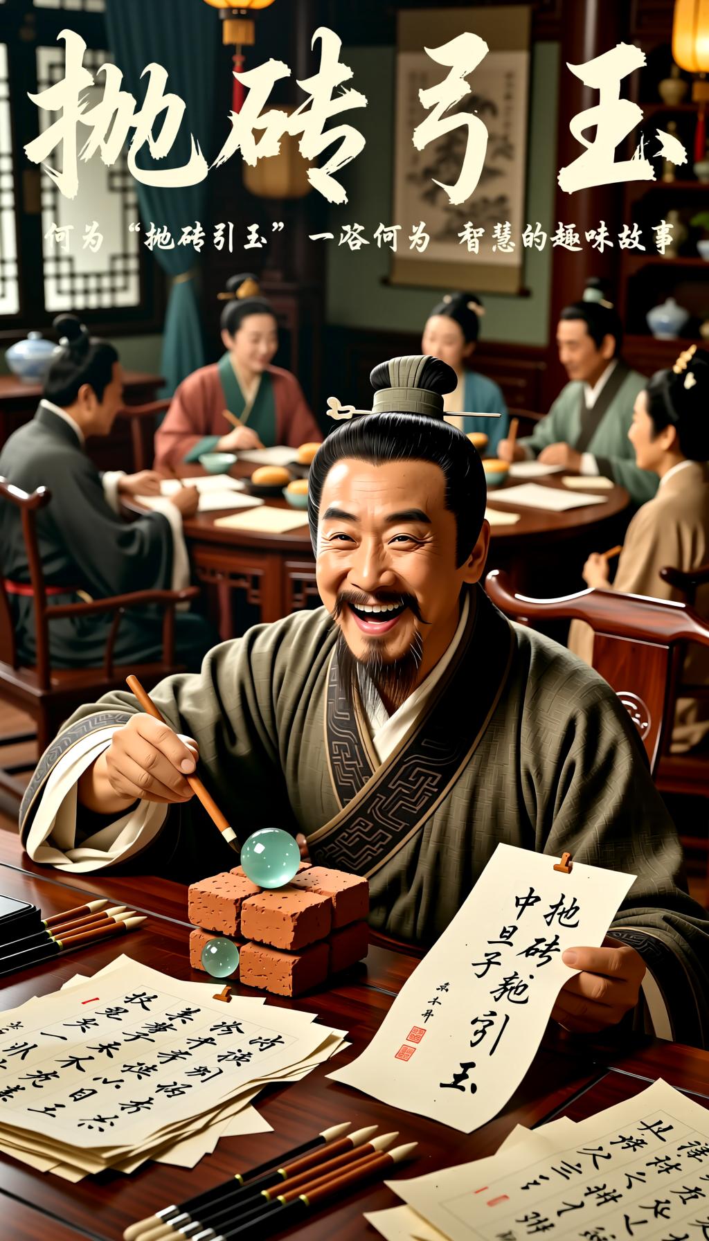 抛砖引玉：一段古今智慧的趣味故事
各位读者朋友们，今天我们要聊的不是普通的故事，