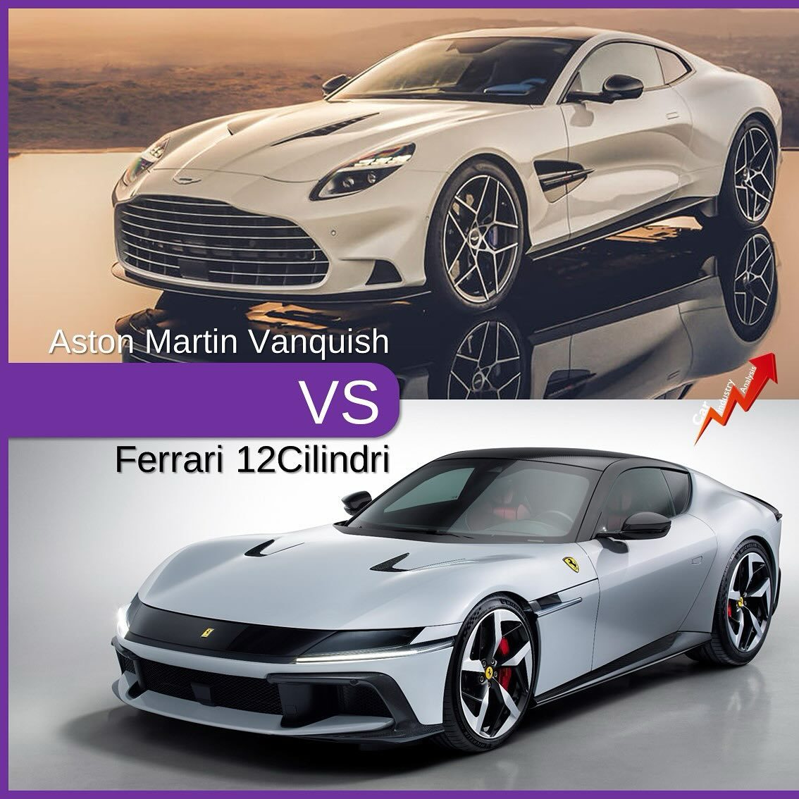 法拉利12Cilindri vs 阿斯顿马丁Vanquish  你更喜欢谁？ 
