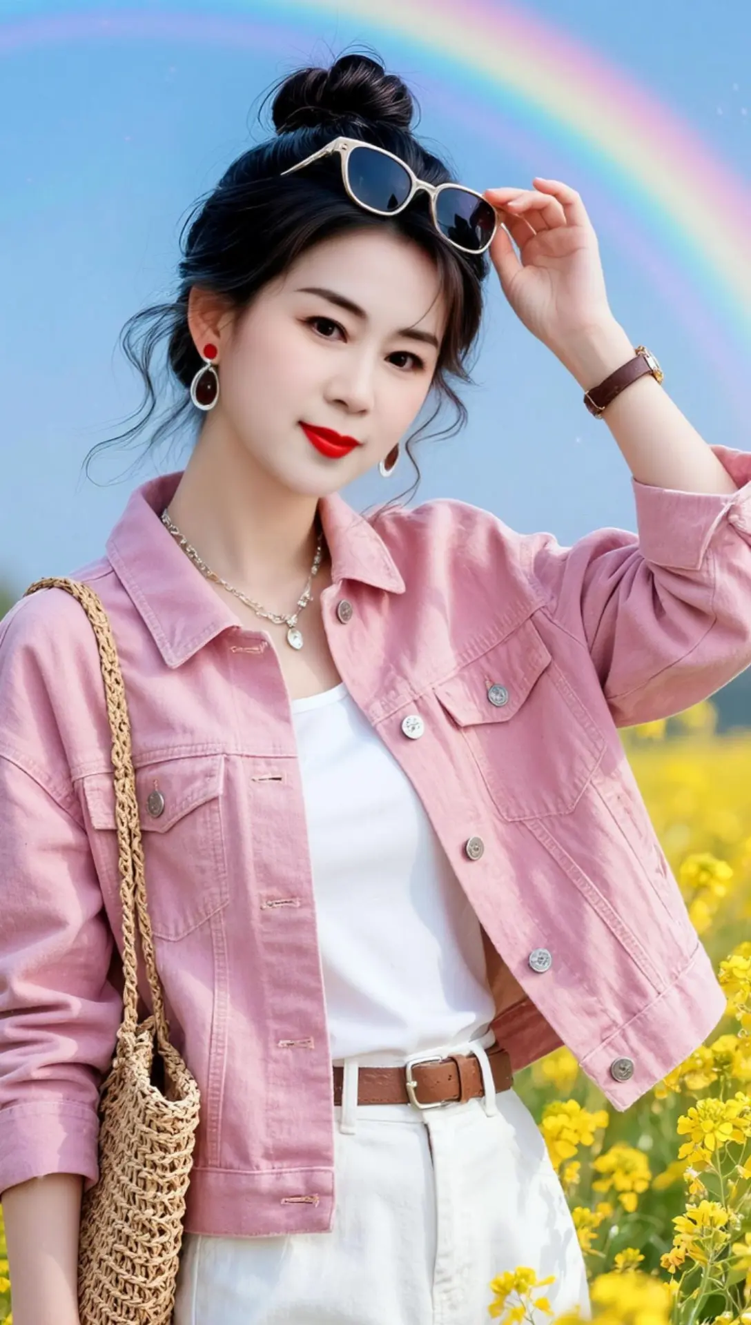 AI田园清新照 ai创作