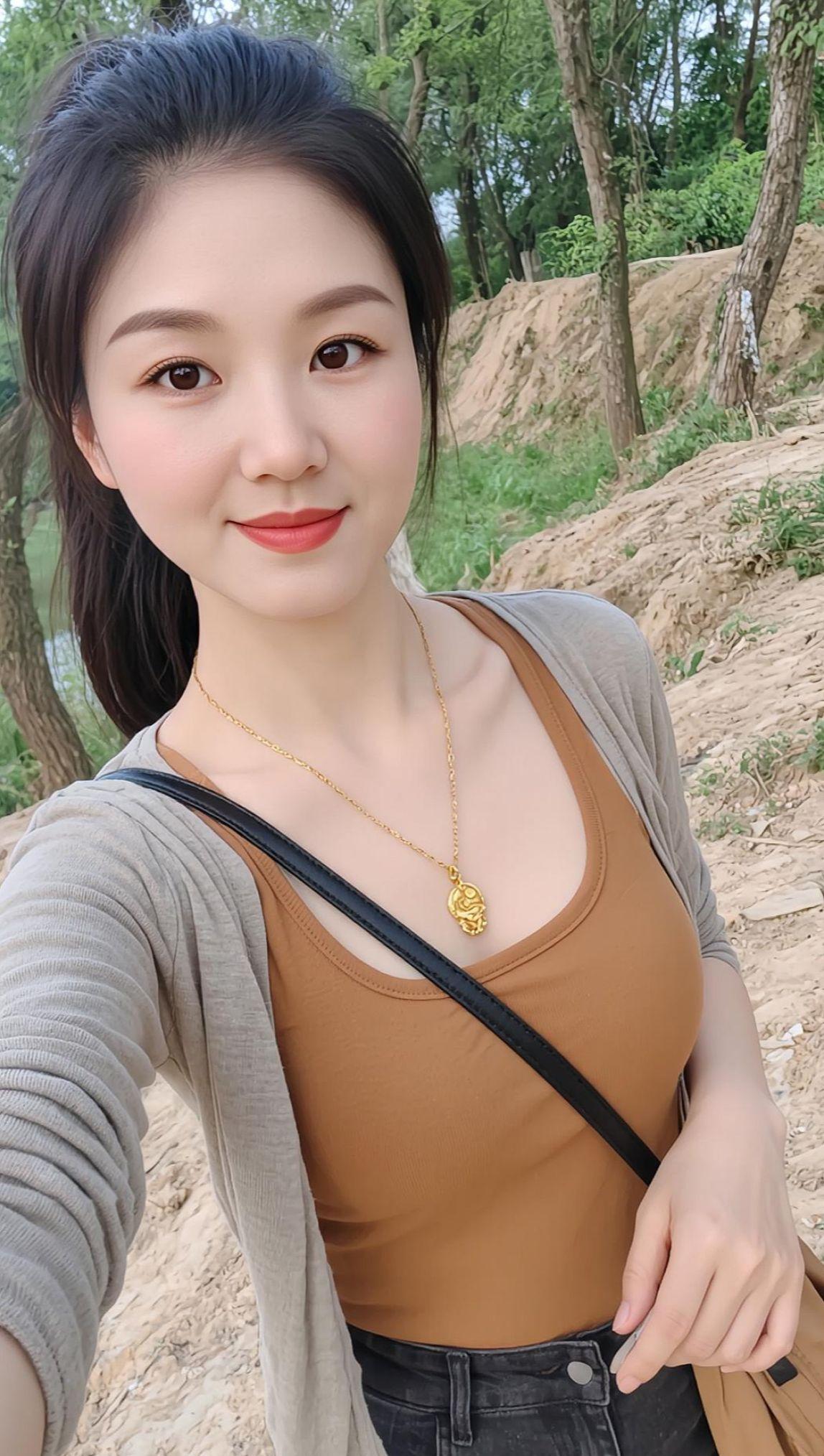 AI户外自拍照 抖音ai创作