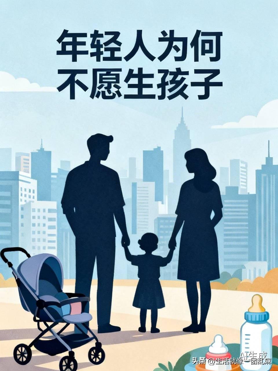 与其让孩子跟着自己吃苦，倒不如选择不生，人真的只有自私一点才会幸福。

年轻人不